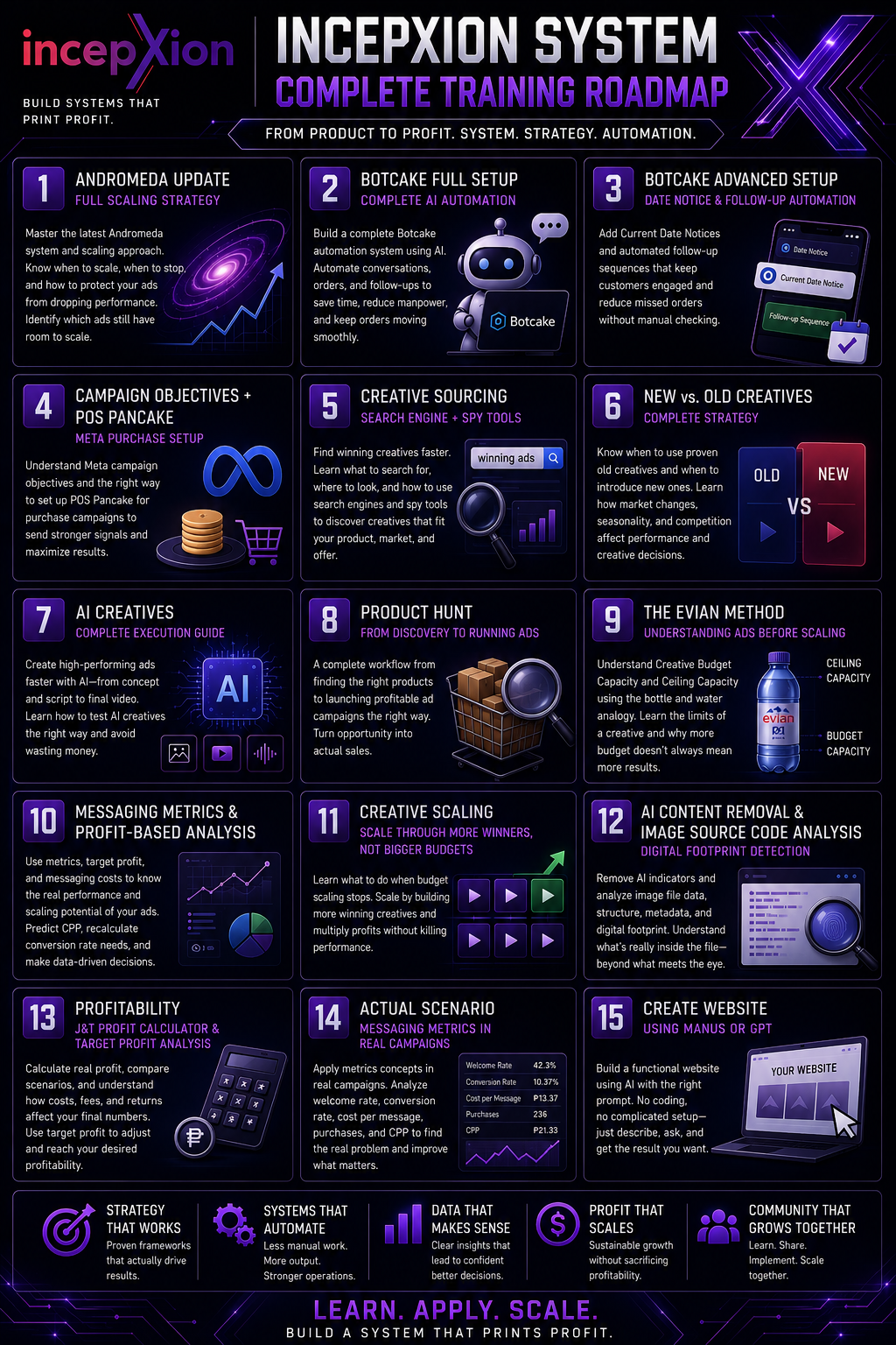 IncepXion Complete Training Roadmap